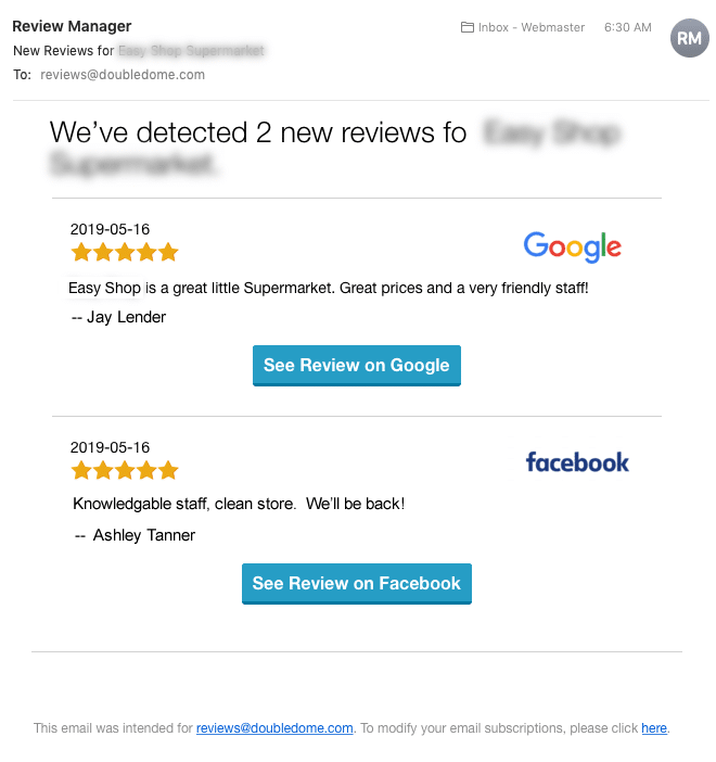customer review software