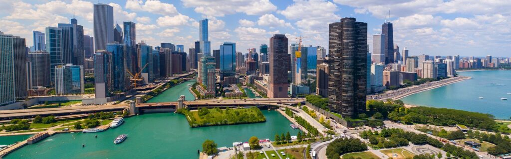 Aerial View of Chicago for our Chicago Digital Marketing Agency