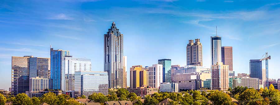 Skyline of City of Atlanta