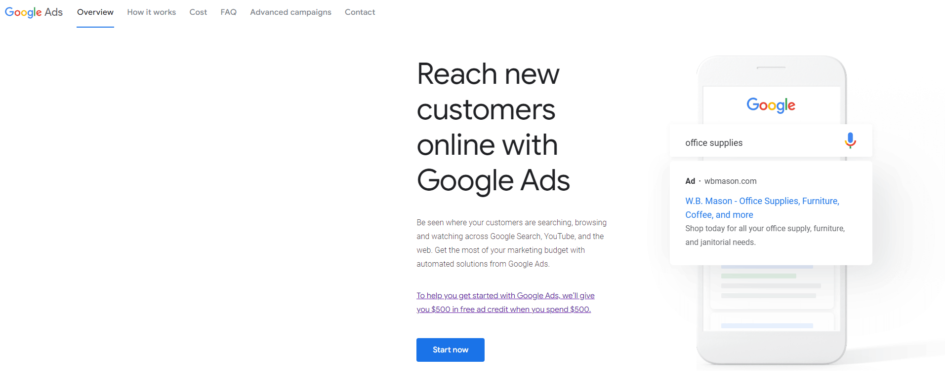 How do I create a Google Ads account?