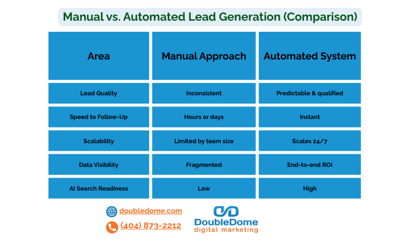 Manual vs. Automated Lead Generation