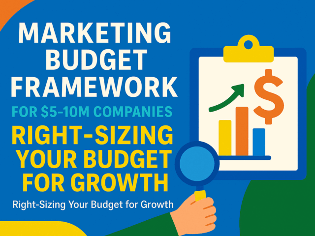 Marketing Budget Framework for $5-10M Companies: Right-Sizing Your Budget for Growth