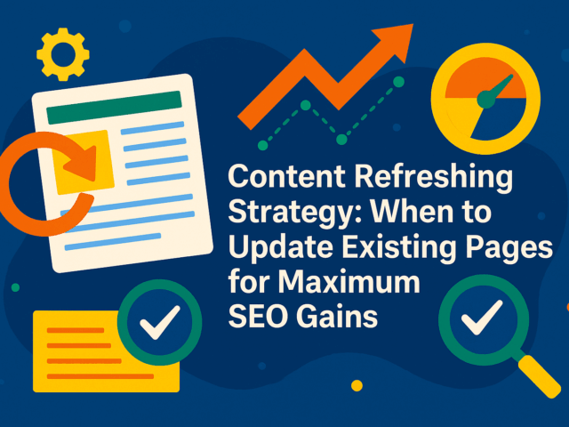 Content Refreshing Strategy: When to Update Existing Pages for Maximum SEO Gains