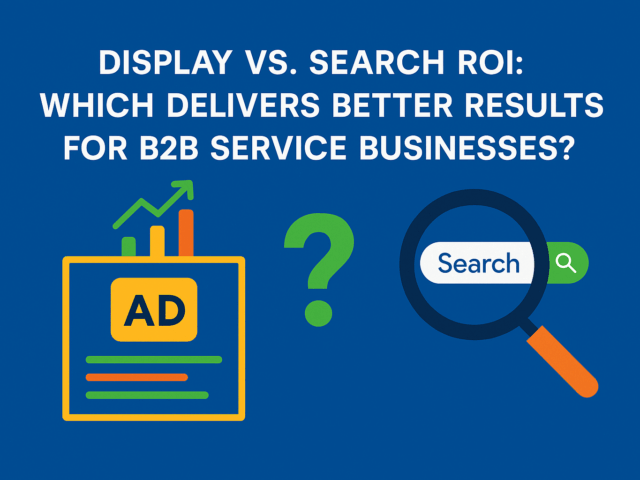 Display vs. Search ROI: Which Delivers Better Results for B2B Service Businesses?