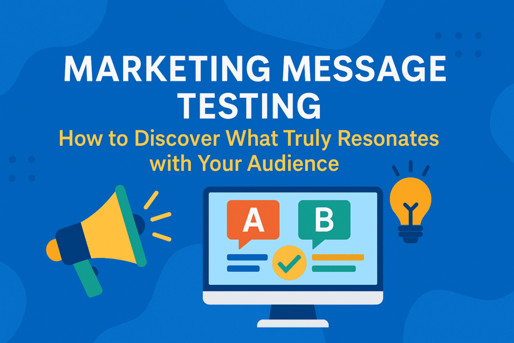 Marketing Message Testing for Better Conversions