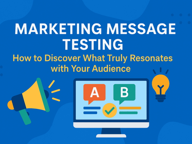 Marketing Message Testing: How to Discover What Truly Resonates with Your Audience
