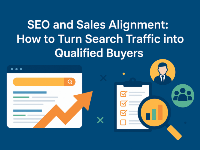 SEO and Sales Alignment: How to Turn Search Traffic into Qualified Buyers