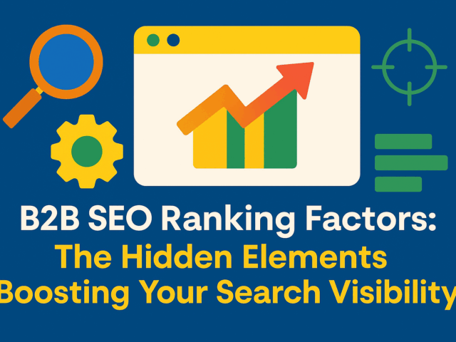 B2B SEO Ranking Factors: The Hidden Elements Boosting Your Search Visibility