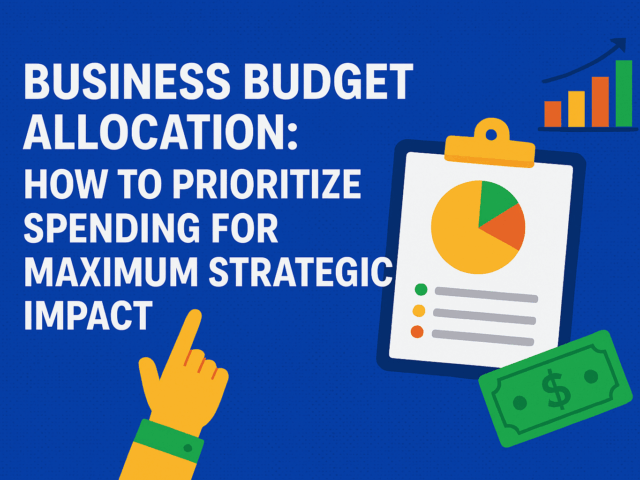 Business Budget Allocation: How to Prioritize Spending for Maximum Strategic Impact