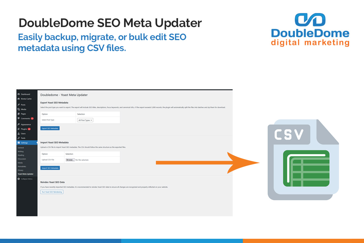 DoubleDome SEO Meta Data Updater