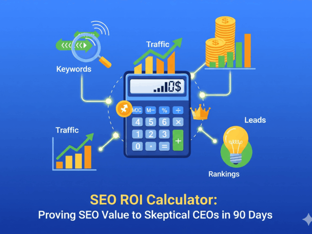 SEO ROI Calculator: Proving SEO Value to Skeptical CEOs in 90 Days