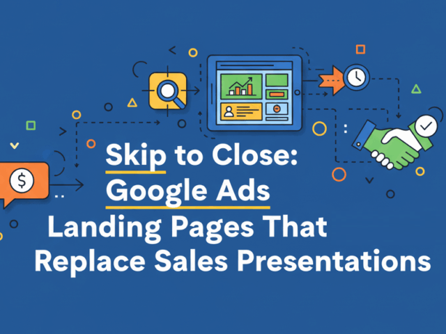 Skip to Close: Google Ads Landing Pages That Replace Sales Presentations