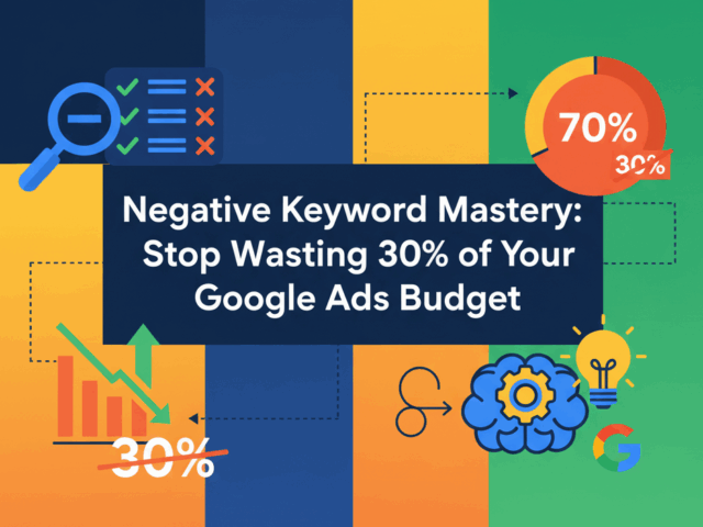 Negative Keyword Mastery: Stop Wasting 30% of Your Google Ads Budget