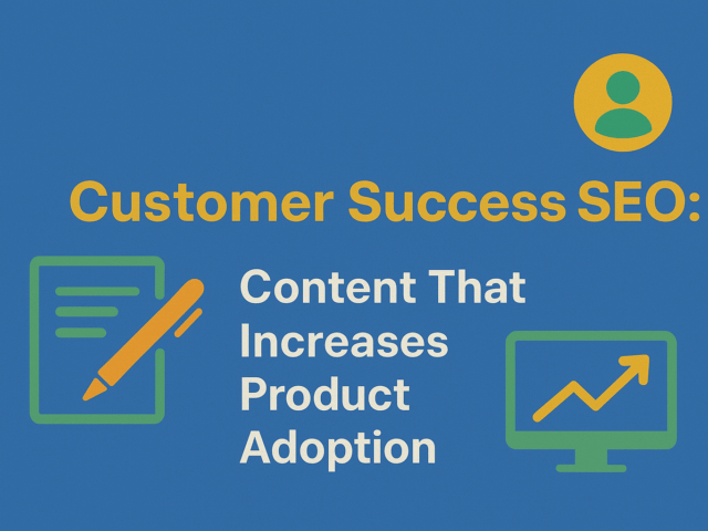 Customer Success SEO: Content That Increases Product Adoption