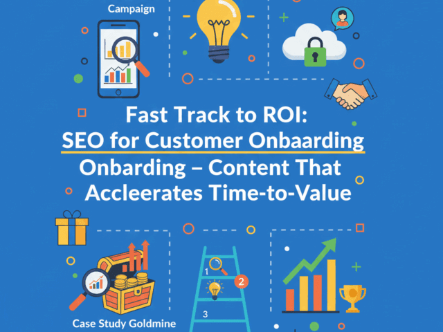 SEO for Customer Onboarding: Content That Accelerates Time-to-Value