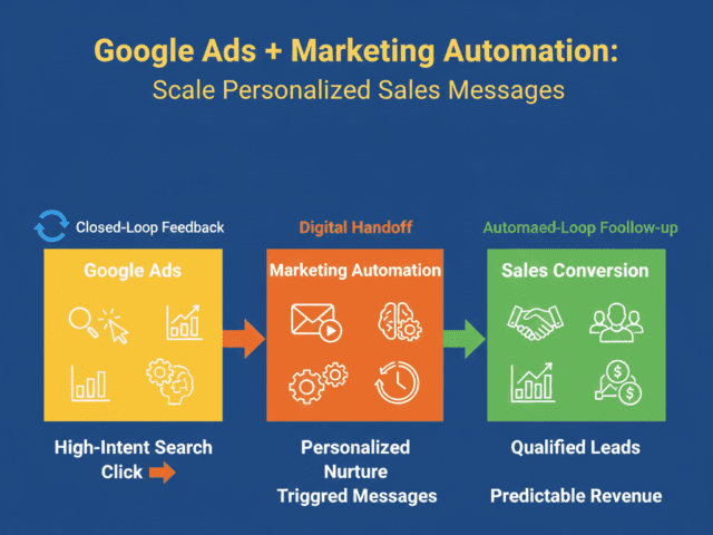 Google Ads + Marketing Automation: Scale Personalized Sales Messages