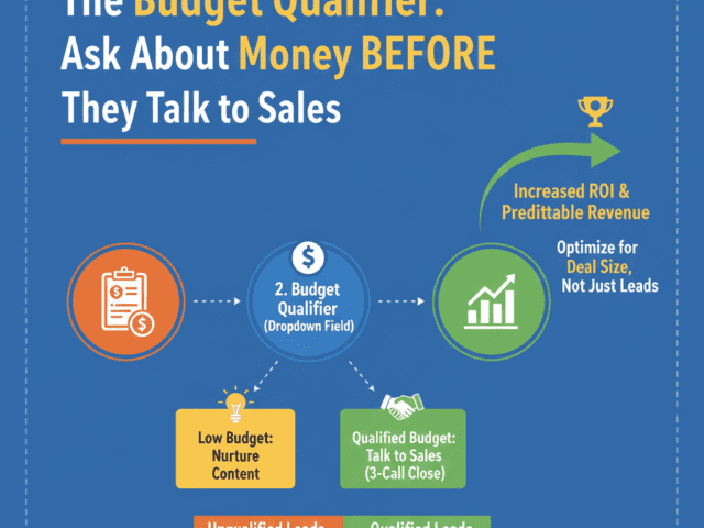 The Budget Qualifier: Ask About Money Before They Talk to Sales