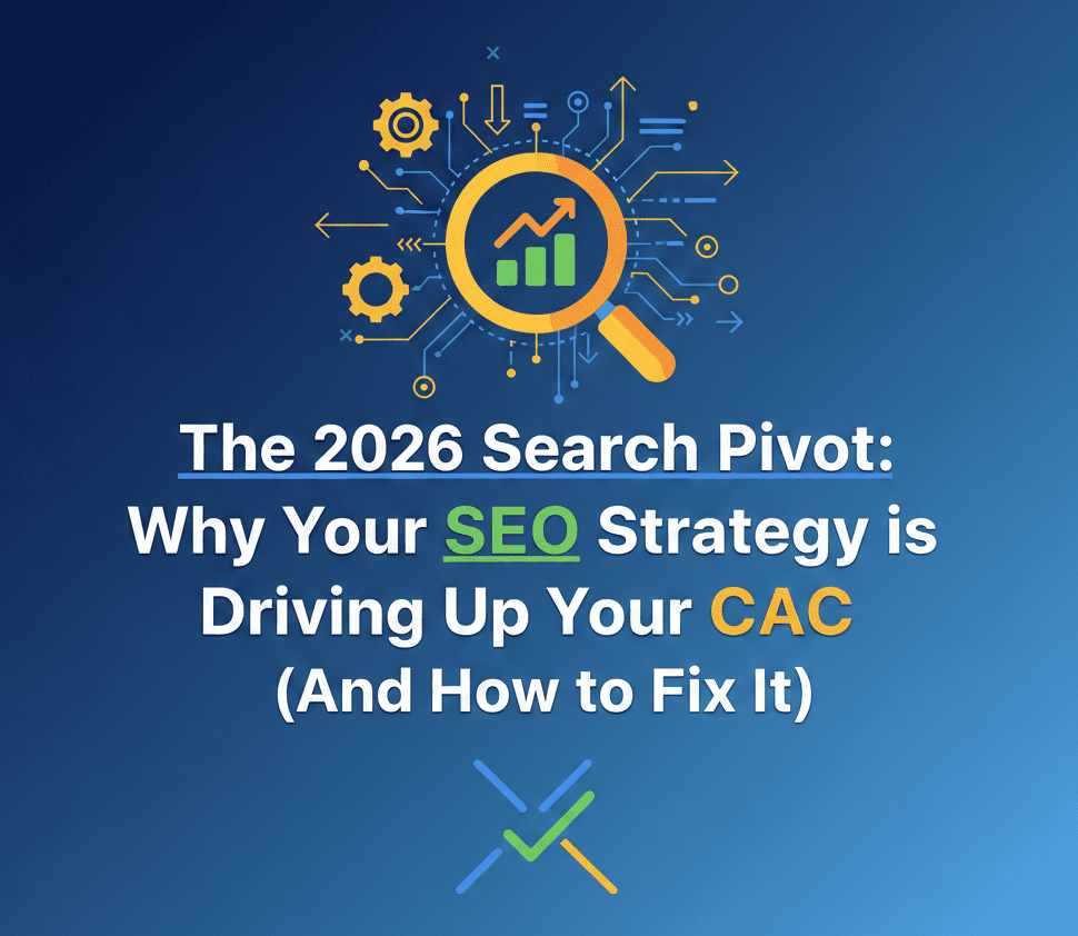 The 2026 Search Pivot: Why Your SEO Strategy is Driving Up Your CAC (SEO & GEO Integration)