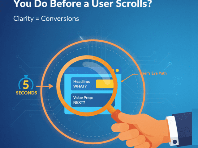 The 5-Second Test: Does Your Website Clearly Say What You Do Before a User Scrolls?