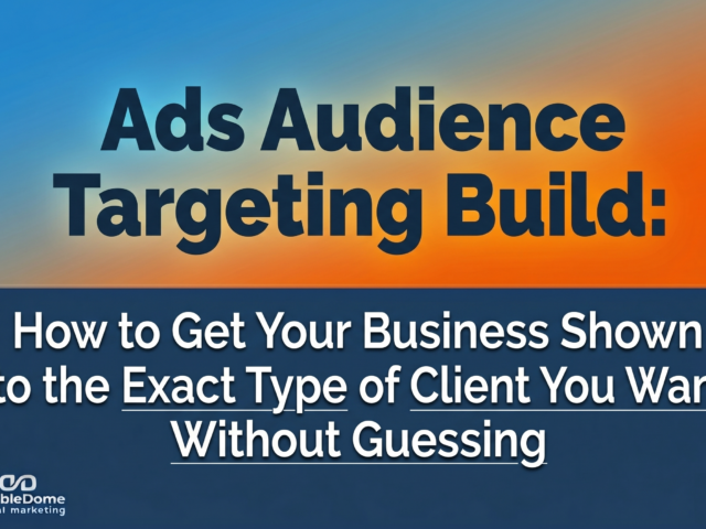 Ads Audience Targeting Build: How to Get Your Business Shown to the Exact Type of Client You Want Without Guessing